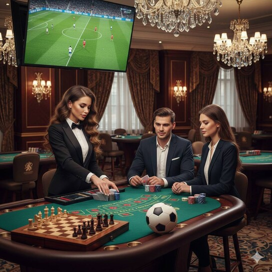 中式棋牌大厅效果图 古典雅致